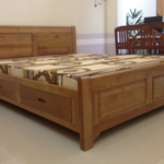 Giường ngủ gỗ keo giá rẻ