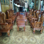 Bộ bàn ghế quốc voi gỗ gụ giá rẻ