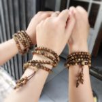 vòng tay trầm hương cuốn tay 108 hạt